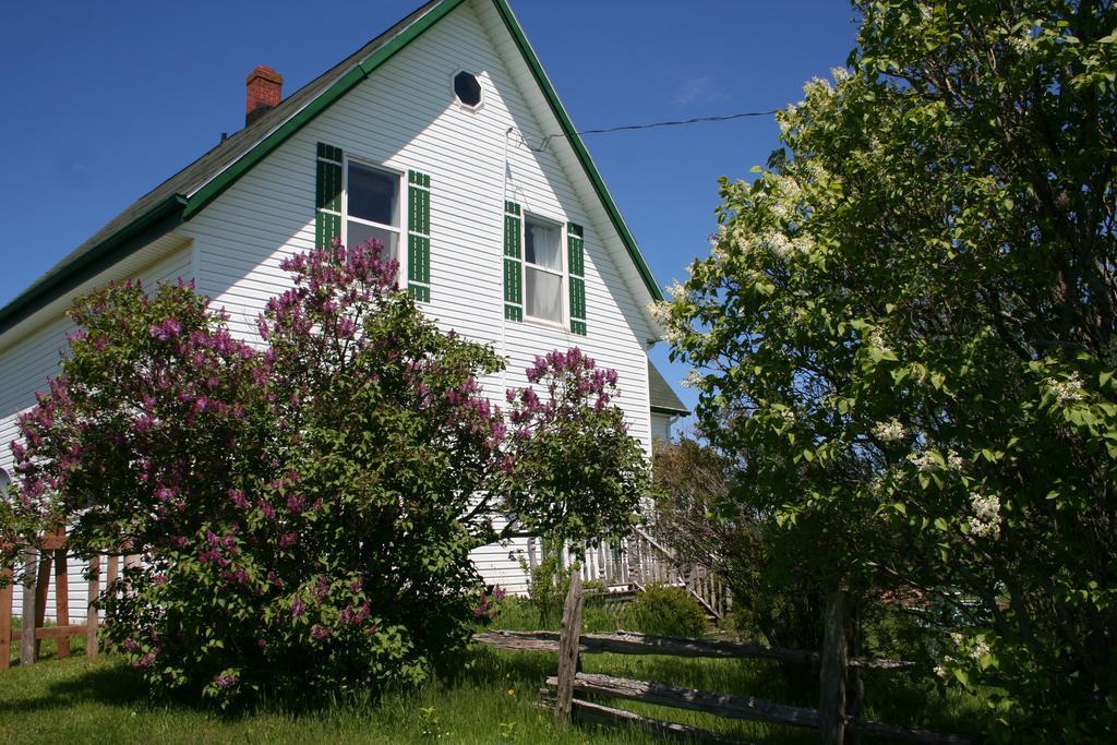 Lovely Green Gable Home Miscouche Exterior foto