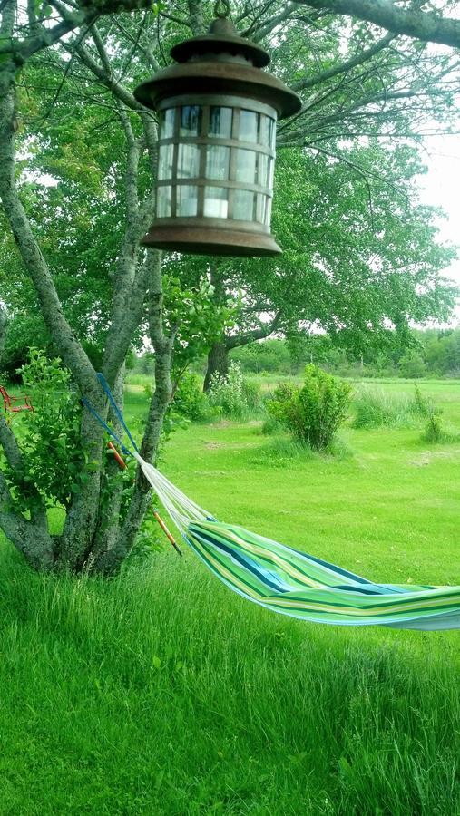 Lovely Green Gable Home Miscouche Exterior foto